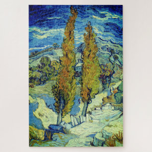 Quebra-cabeça Vincent Van Gogh Dois Poplars em Santo-Rémy