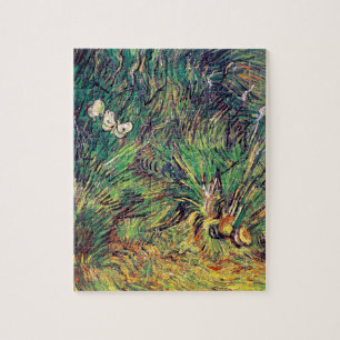 Quebra-cabeça Vincent Van Gogh - Duas Borboletas Brancas Arte Fi