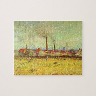 Quebra-cabeça Vincent van Gogh - Fábricas em Asnieres