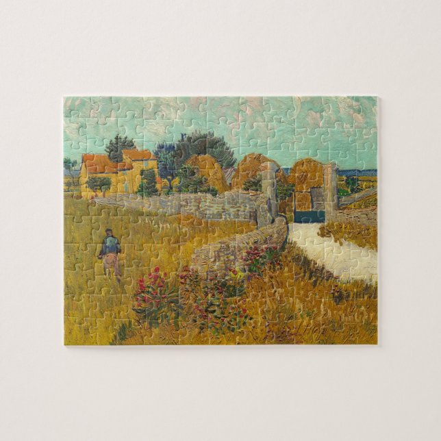 Quebra-cabeça Vincent van Gogh | Farmhouse in Provence, 1888 (Horizontal)