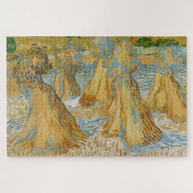 Quebra-cabeça Vincent van Gogh - Feixes de Trigo (Horizontal)