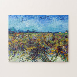 Quebra-cabeça Vincent van Gogh - Green Vineyard