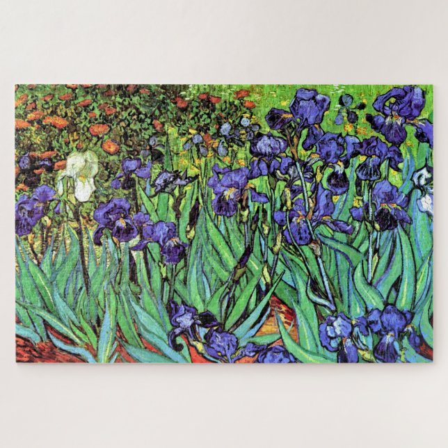 Quebra-cabeça Vincent Van Gogh - Íris - Amante de Flores Grande (Horizontal)