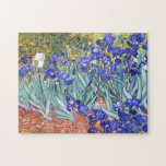 Quebra-cabeça Vincent Van Gogh Irises Floral Vintage Fine Art<br><div class="desc">Vincent Van Gogh Blue Irises Floral Fine Art Irises é uma das muitas pinturas de irlandeses do artista holandês Vincent van Gogh, Poste-impressionista. Como muitos artistas de seu tempo, Van Gogh foi influenciado por impressões japoneses de blocos de madeira ukiyo-e. Os contornos fortes, ângulos inusitados, incluindo vistas de aproximação, são...</div>