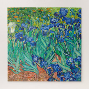 Quebra-cabeça Vincent Van Gogh Irises Floral Vintage Fine Art