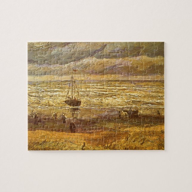 Quebra-cabeça Vincent van Gogh - Mar em Scheveningen (Horizontal)