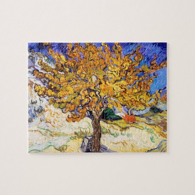 Quebra-cabeça Vincent Van Gogh Mulberry Tree Fine Art (Horizontal)