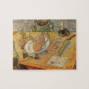 Quebra-cabeça Vincent van Gogh - Natureza Morta com Quadro de De