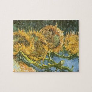 Quebra-cabeça Vincent van Gogh - Natureza Morta: Quatro Girassói