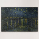 Quebra-cabeça Vincent van Gogh - Noite Estrelada no Ródano<br><div class="desc">Vincent van Gogh - Noite Estrelada no Ródano. Linda pintura de arte impressionista. presente de excelente para professor de arte,  presente para estudante de arte,  presente para pintor e uma maravilhosa ideia de presente para artista.</div>