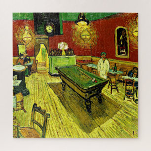 Quebra-cabeça Vincent Van Gogh - O Café da Noite, famosa pintur