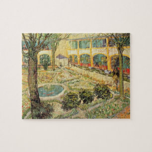 Quebra-cabeça Vincent van Gogh   o jardim do asilo em Arles