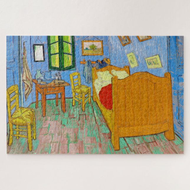 Quebra-cabeça Vincent Van Gogh O Quarto de Arles (Horizontal)
