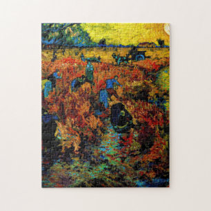 Quebra-cabeça Vincent Van Gogh, O Vineyard Vermelho