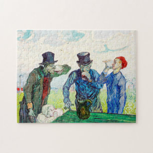 Quebra-cabeça Vincent Van Gogh Os Bebedores De Belas Artes