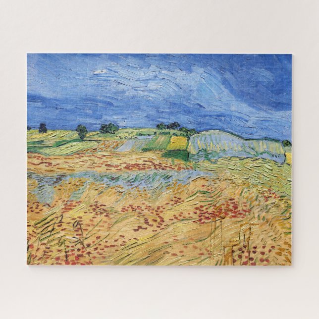Quebra-cabeça Vincent van Gogh - Os campos / planície em Auvers (Horizontal)