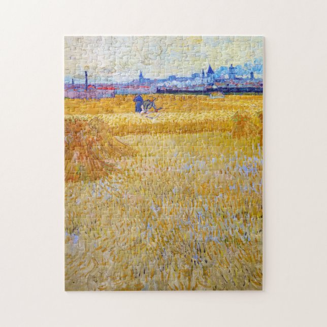 Quebra-cabeça Vincent van Gogh - Os Harvesters (Vertical)