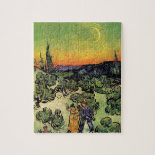 Quebra-cabeça Vincent Van Gogh - Paisagem Com Casal Arte Fina