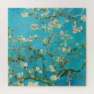 Quebra-cabeça Vincent Van Gogh pintando Flores de Amendoeira