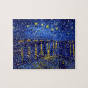 Quebra-cabeça Vincent Van Gogh, pintura A Noite Estrelada