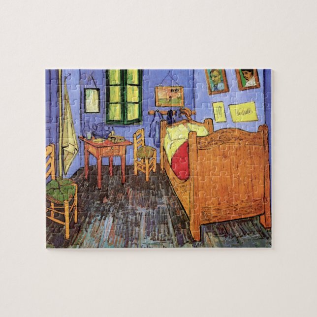 Quebra-cabeça Vincent Van Gogh - Quarto-De-Cama Em Arles, Belas  (Horizontal)