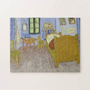 Quebra-cabeça Vincent Van Gogh, quarto de dormir em Arles, terce