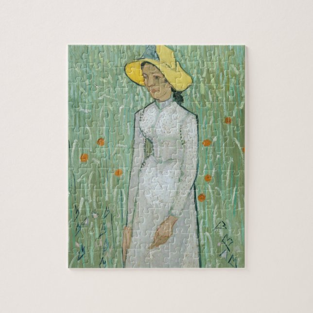 Quebra-cabeça Vincent van Gogh| Rapariga de Branco, 1890 (Vertical)