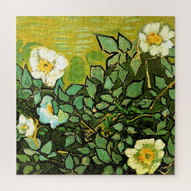 Quebra-cabeça Vincent van Gogh - Rosas selvagens, (Vertical)