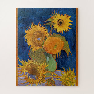 Quebra-cabeça Vincent Van Gogh Seis Sunflower 1888 Quebra-cabeç