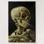 Quebra-cabeça Vincent Van Gogh Skeleton com um Cigarro em chamas<br><div class="desc">Vincent Van Gogh Skeleton com um Cigarro queimado Vintage Belas Artes Quebra-cabeça.</div>