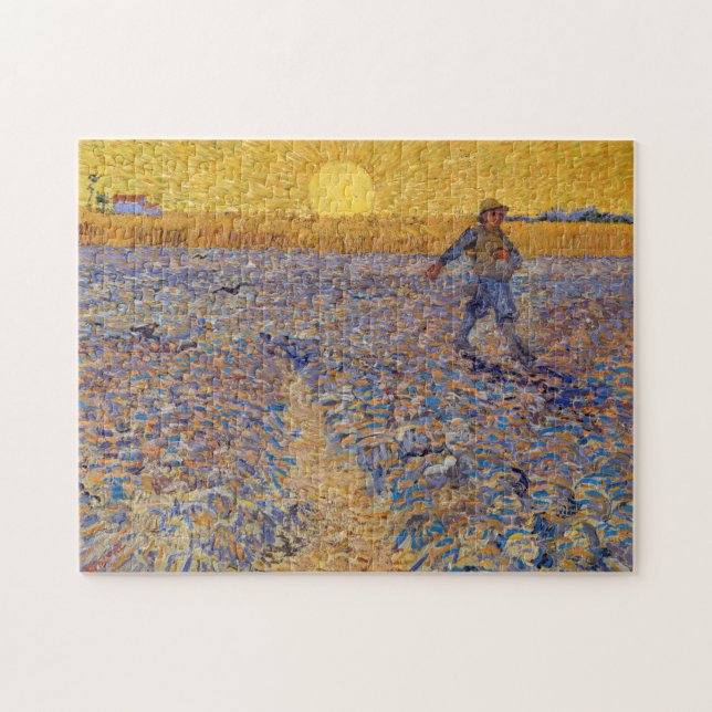 Quebra-cabeça Vincent van Gogh - Sower with Setting Sun (Horizontal)