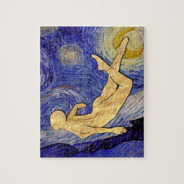 Quebra-cabeça Vincent Van Gogh Starry Night (Vertical)