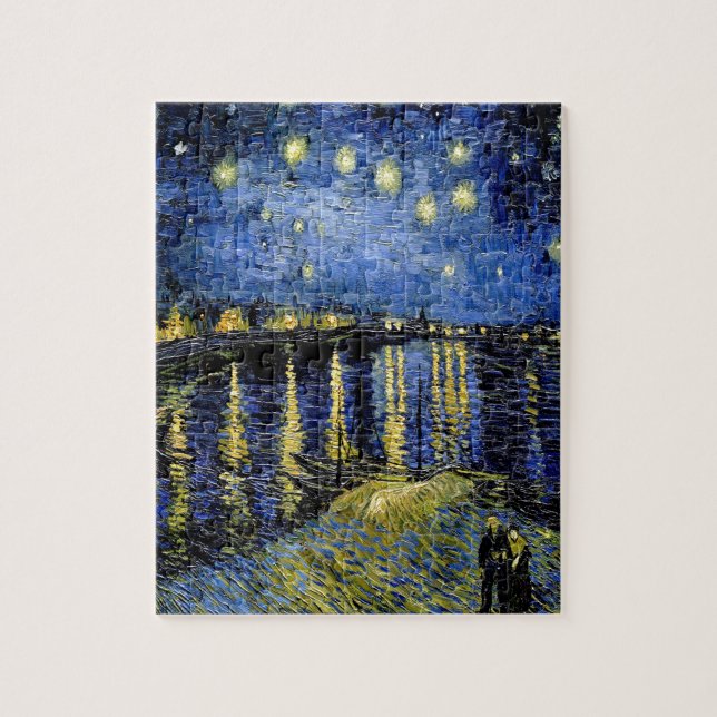 Quebra-cabeça Vincent Van Gogh Starry Night Over The Rhone 1888 (Vertical)