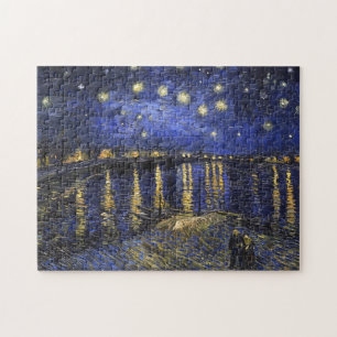 Quebra-cabeça Vincent Van Gogh Starry Night Sobre O Ródano