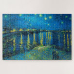 Quebra-cabeça Vincent Van Gogh Starry Night Sobre O Ródano<br><div class="desc">Vincent Van Gogh Starry Night Sobre A Quebra-cabeça Rhone Jigsee.</div>