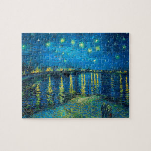 Quebra-cabeça Vincent Van Gogh Starry Night Sobre O Ródano