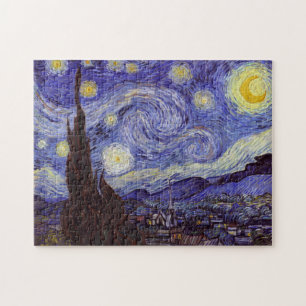 Quebra-cabeça Vincent Van Gogh Starry Night Vintage