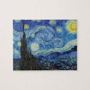 Quebra-cabeça Vincent Van Gogh Starry Night Vintage