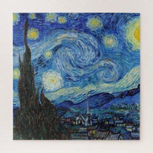 Quebra-cabeça Vincent Van Gogh Starry Night Vintage Fine Art