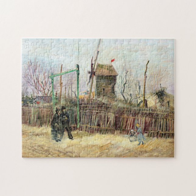 Quebra-cabeça Vincent van Gogh - Street Scene em Montmartre (Horizontal)