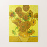 Quebra-cabeça Vincent Van Gogh Sunflowers fine art for kids<br><div class="desc">According to art therapists, puzzles improve reality orientation, increase self-esteem, reduce anxiety and negative thoughts. Our brain experiences relief and enters a meditative state. So, if you are looking for something unique, custom and stress-free activity, then this Jigsaw Puzzle is the one you are looking for. It is a great...</div>