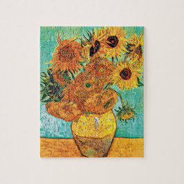 Quebra-cabeça Vincent Van Gogh - Vaso Com Doze Girassóis