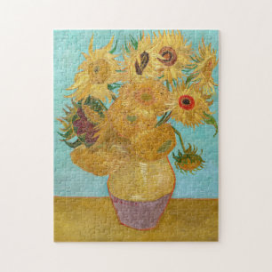 Quebra-cabeça Vincent Van Gogh - Vaso com Doze Girassóis