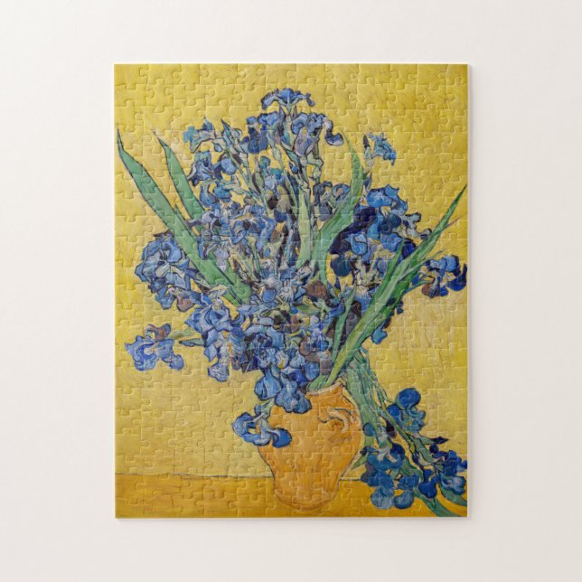 Quebra-cabeça Vincent van Gogh - Vaso com Íris (Vertical)
