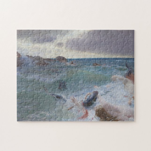 Quebra-cabeça Vingança dos centauros, c.1890 (óleo em canvas) (Horizontal)