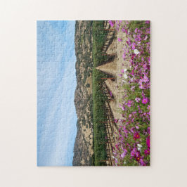 Quebra-cabeça Vinhedo de Napa Valley no tempo de colheita com