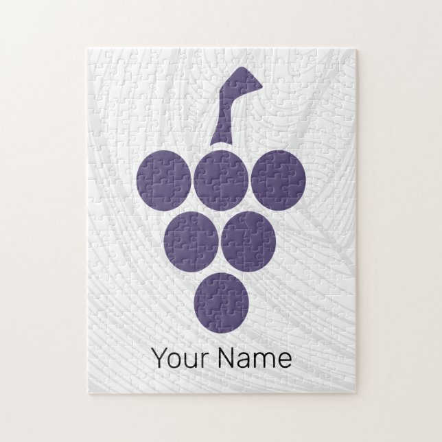 Quebra-cabeça Vinho Ou Vinho Para Uvas E Uvas Sommelier (Vertical)