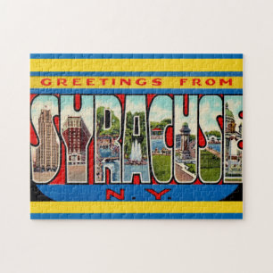 Quebra-cabeça Vintage 11x14 Syracuse NY