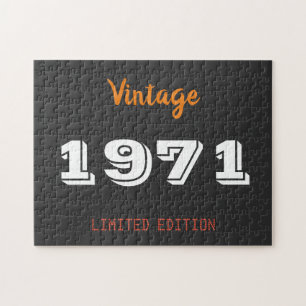 Quebra-cabeça Vintage 1971 55th Birthday JigserQuebra-cabeça - L