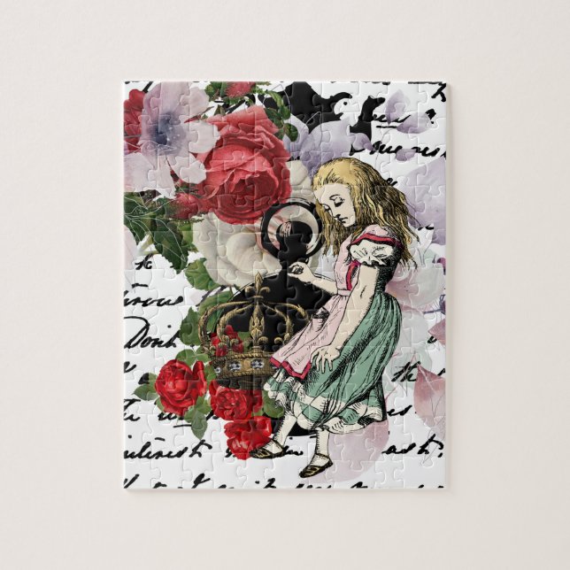 Quebra-cabeça Vintage Alice no País das Maravilhas (Vertical)